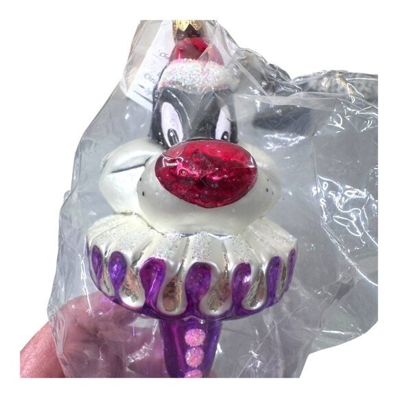 Radko WB Sylvester Sprite Purple Christmas Ornament NWT LIMITED EDITION 5000 - Picture 3 of 7